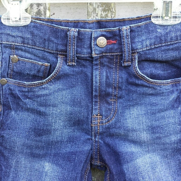 Wrangler Boys Denim Jean Shorts & TKS Striped Shortsleeve T-Shirt 2-Pc. Outfit 4 - Picture 6 of 11